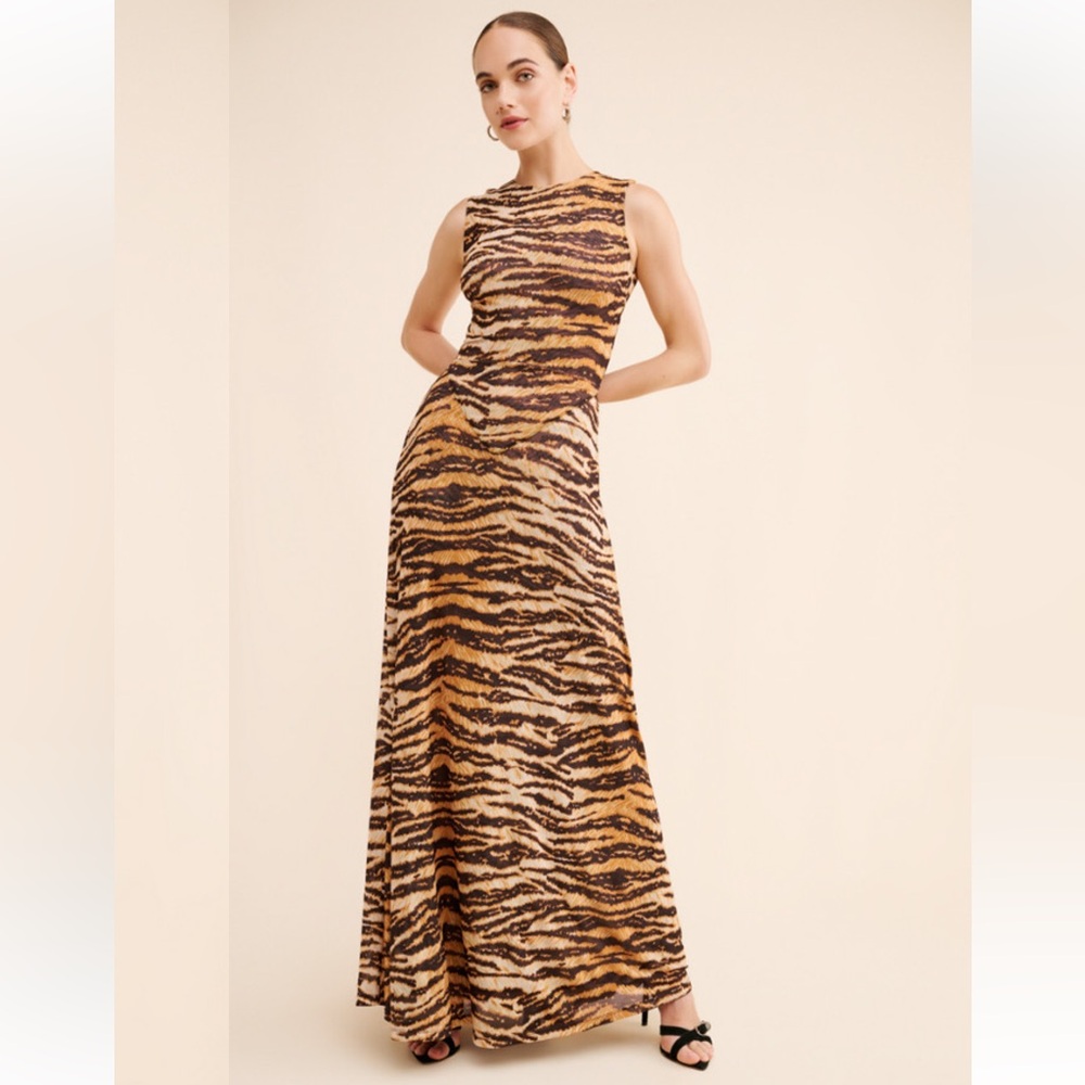Ronny Kobo Collection Uzina Animal Print Dress